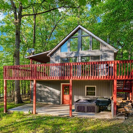 Hot Tub, Large Deck, Wifi, Fire Pit At Chalet Cabin Morton Grove Exterior foto
