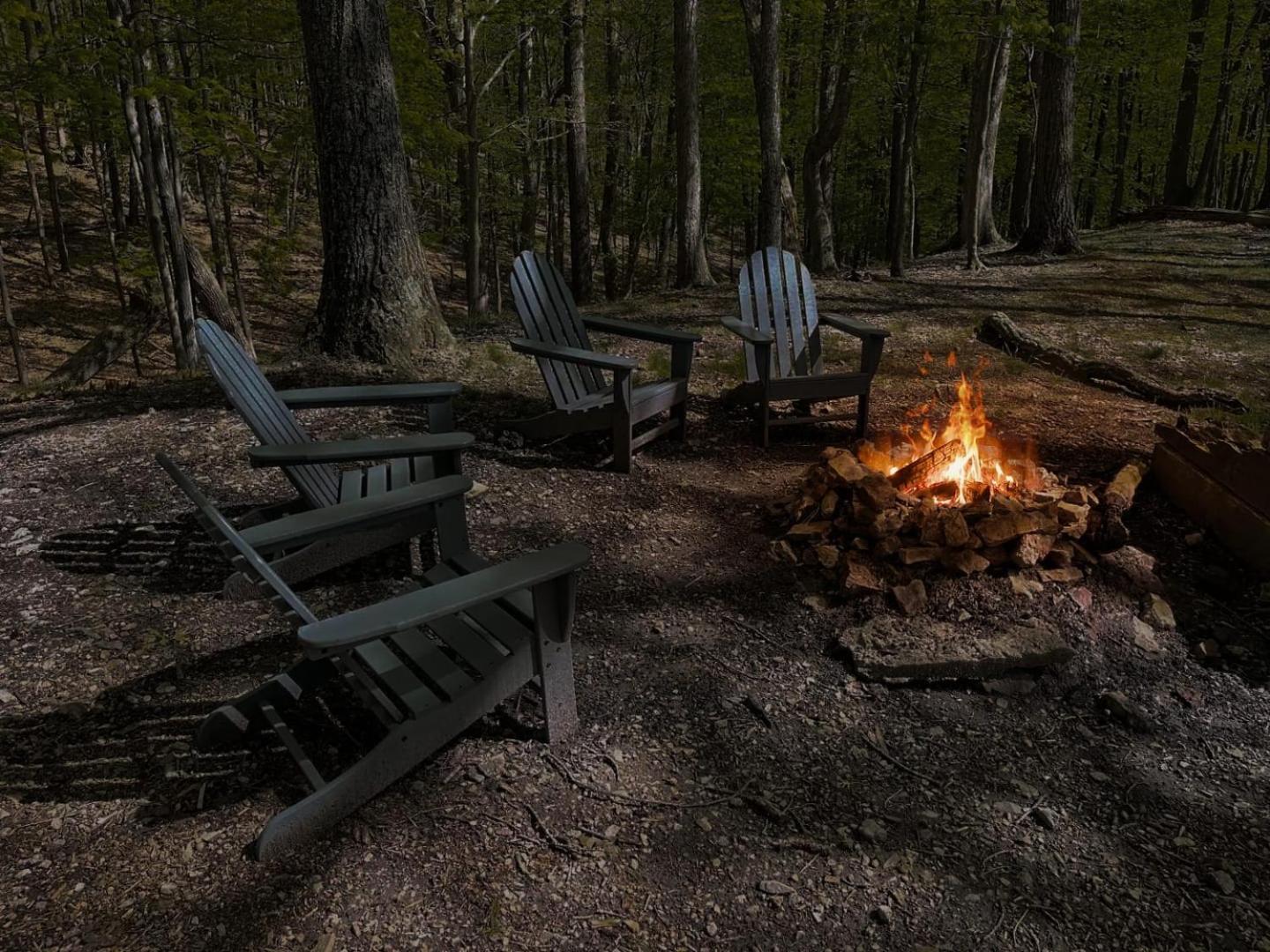 Hot Tub, Large Deck, Wifi, Fire Pit At Chalet Cabin Morton Grove Exterior foto